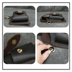 Multifunctional leather phone case