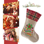 5D Diamond Painting Xmas Rhinestone Socks Embroidery Mosaic Gift Bag