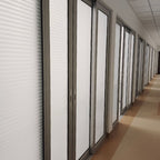 Imitation Blinds Disposable Perspective Glass Film (2 Sheets)