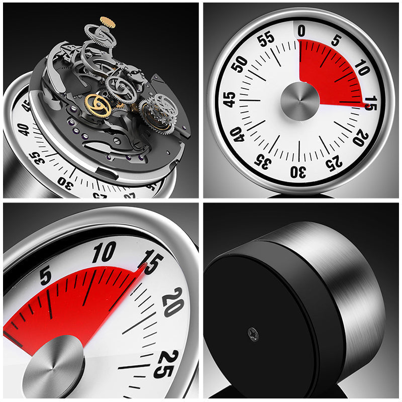 Stainless Steel Kitchen Clock