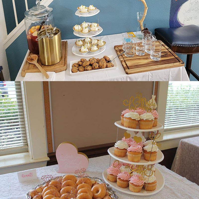Foldable Party Tray, 3-Tier