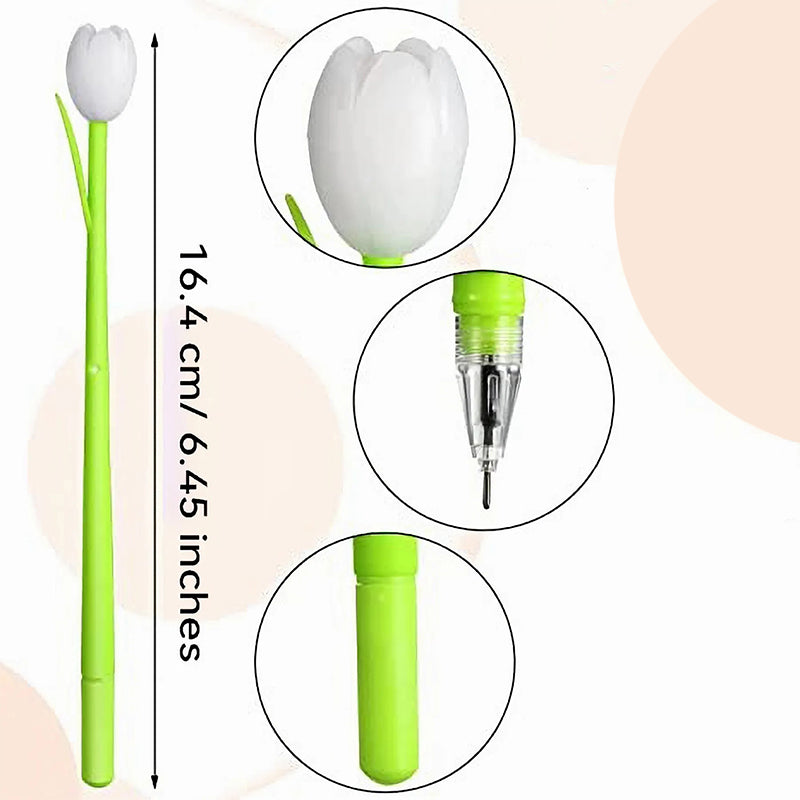 Color changing tulip ballpoint pens
