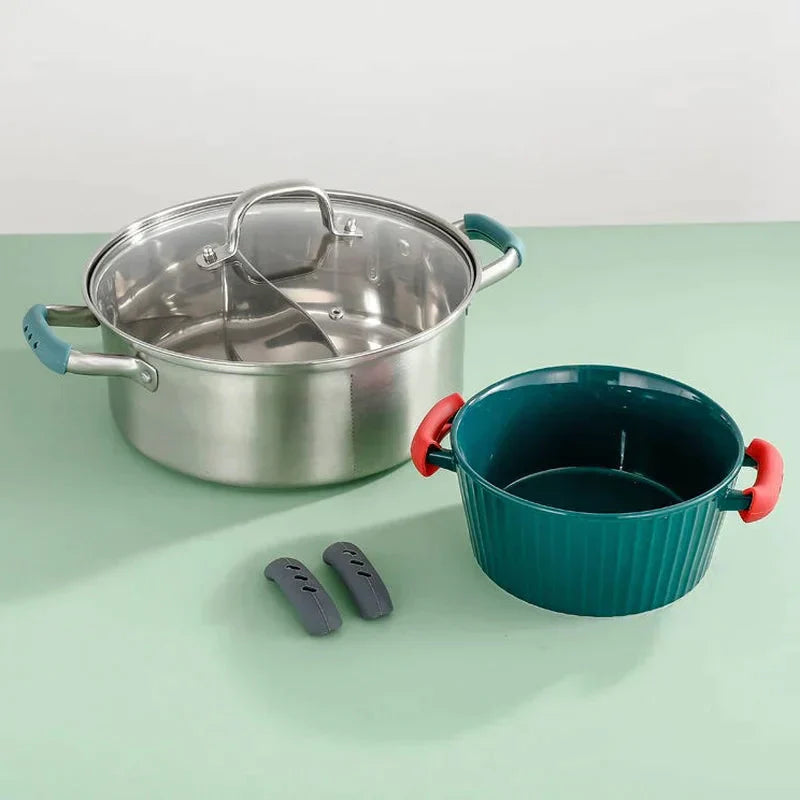 Silicone Anti-Scald Pot Cover Handle