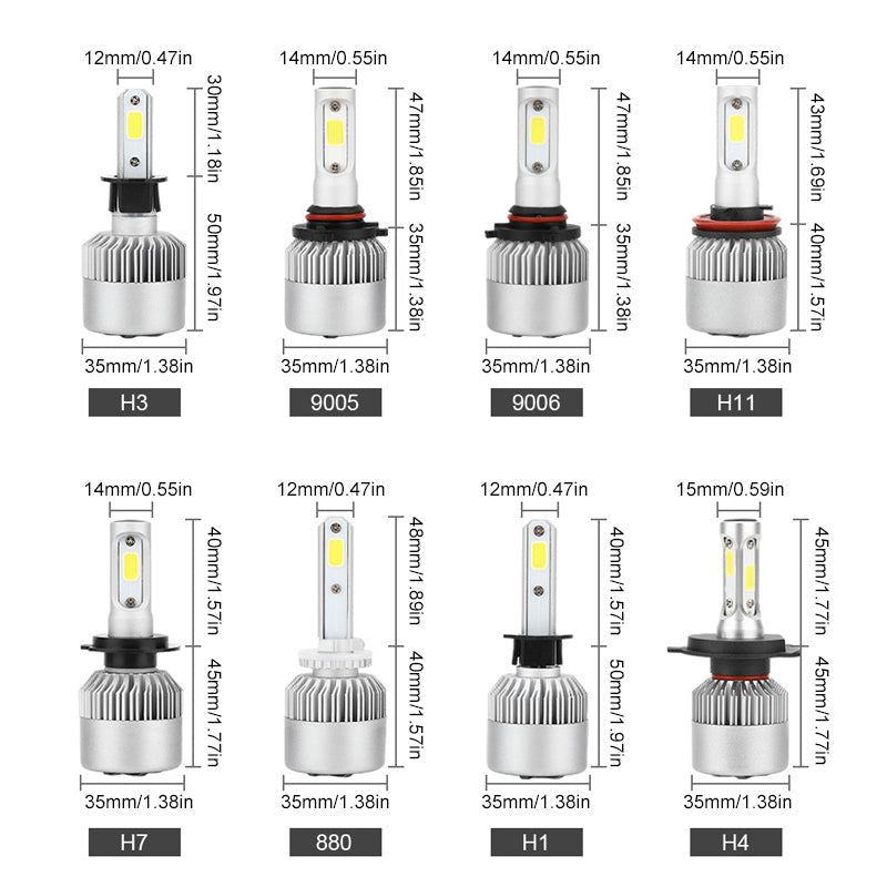 High Power LED Headlight Bulbs