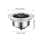 Kitchen sink odor filter