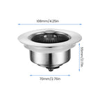 Kitchen sink odor filter