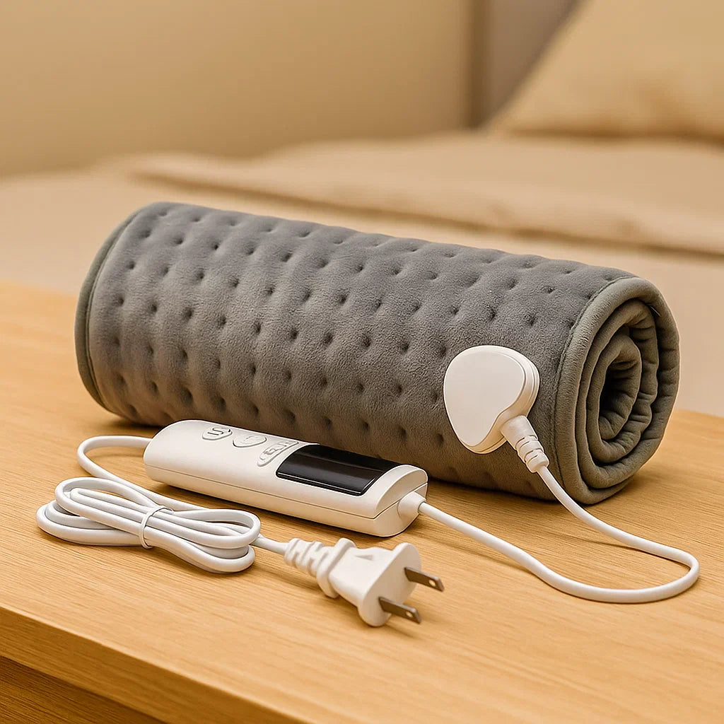 Electric Blanket Flannel Heated Timer Safety Throw