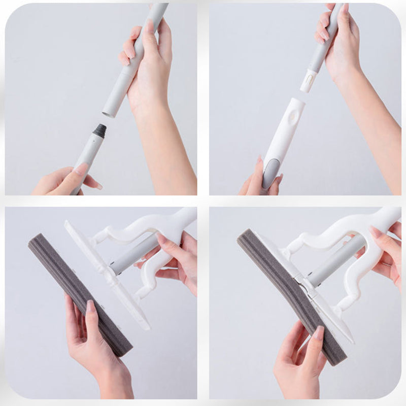 Household telescopic sponge mop