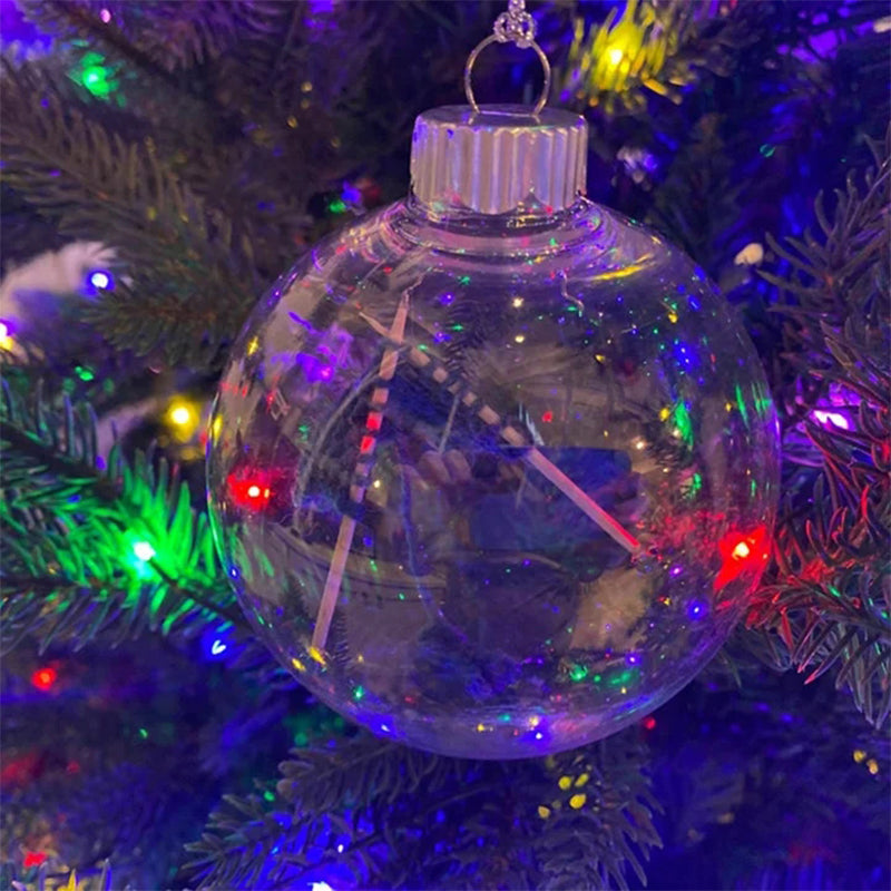 Christmas Knitted Ball Ornaments Xmas Tree Hanging Decoration Pendant