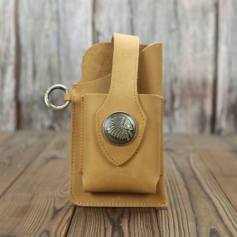 Multifunctional leather phone case