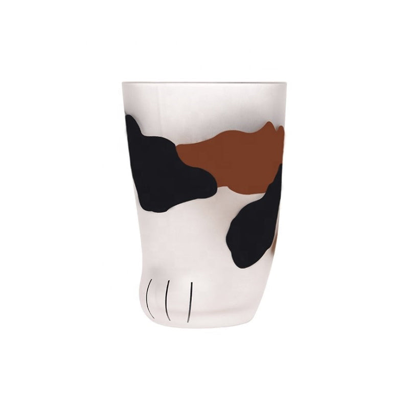 Cute Cat Paw Glass Cup