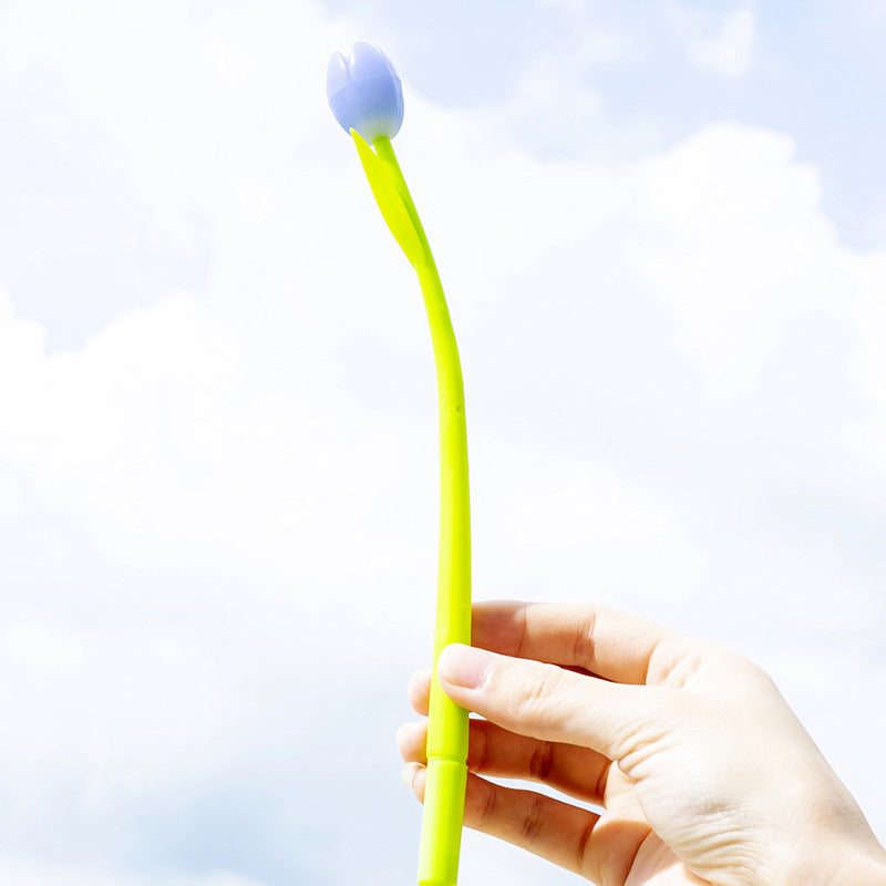 Color changing tulip ballpoint pens