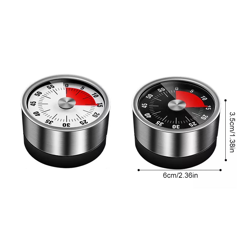 Stainless Steel Kitchen Clock