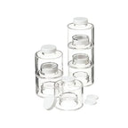 Transparent Spice Jar Set (6 PIECES/SET)