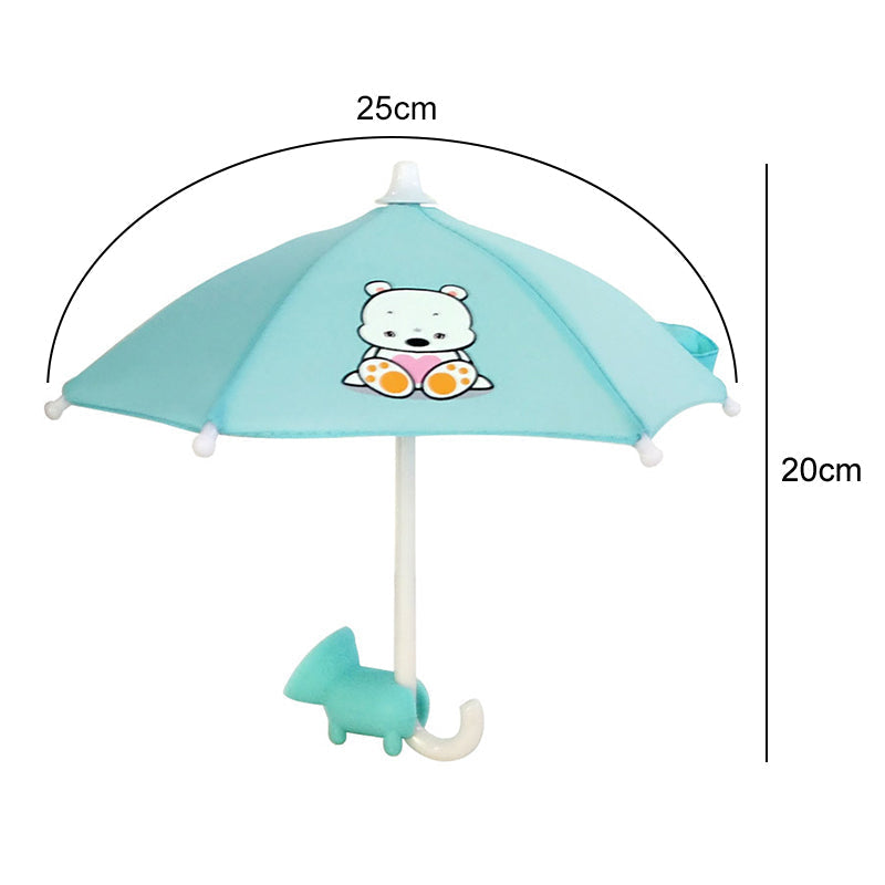 Cute phone holder with sunshade
