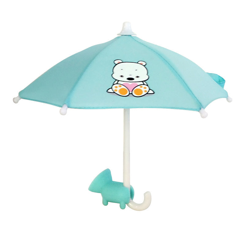 Cute phone holder with sunshade