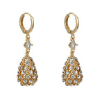 Fashionable Diamond Water Drop Earrings