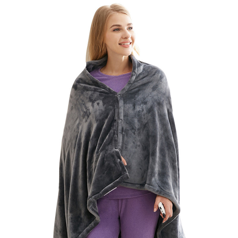 USB Heating Warm Shoulders - Electric Heating Plush Blanket