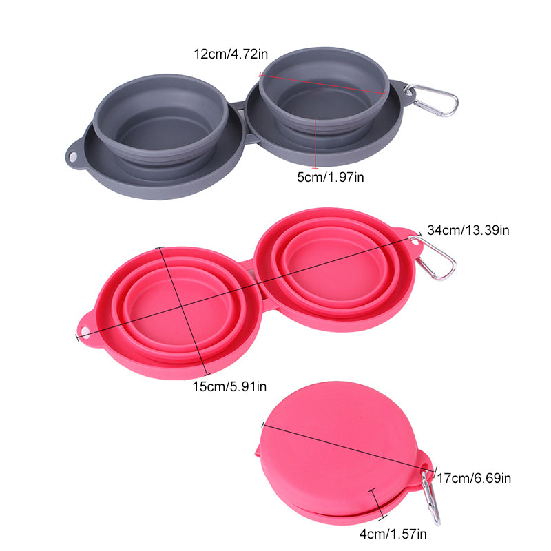 Travel Dog Dinner Set