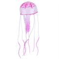 Fish tank landscape simulation transparent fluorescent jellyfish