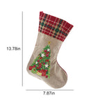 5D Diamond Painting Xmas Rhinestone Socks Embroidery Mosaic Gift Bag