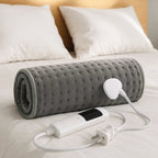 Electric Blanket Flannel Heated Timer Safety Throw