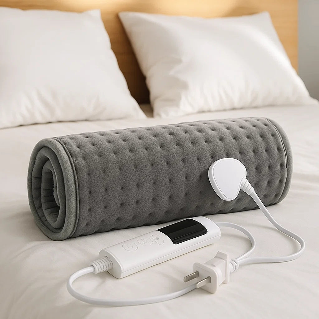 Electric Blanket Flannel Heated Timer Safety Throw