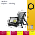Outdoor Solar Light, with Remote Control, 7 Modes & IP66 Waterproof, for Your Garden, Yard, Pathway, Driveway & Home