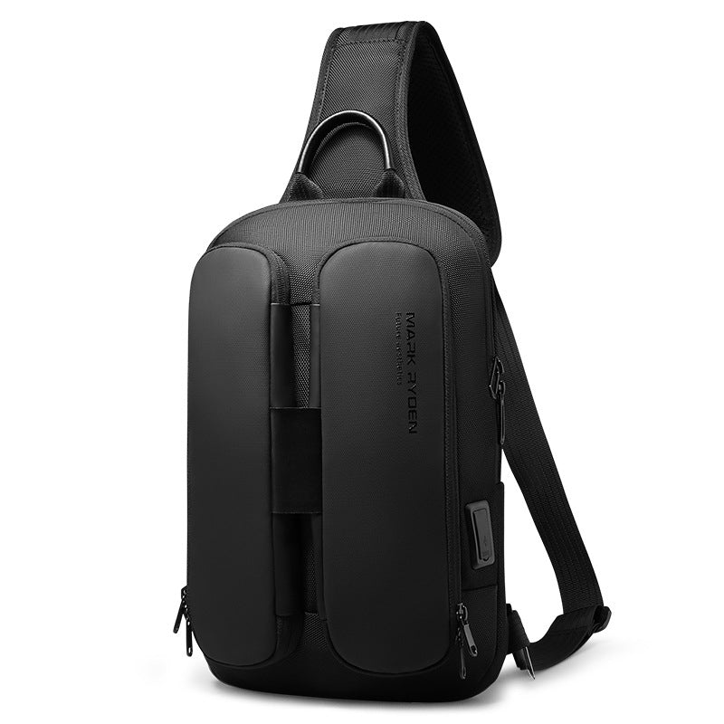 Portable Cool Sling Bag, with Large Capacity, Waterproof Material & Anti-theft Pockets, for Travel, Work & More
