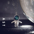 Silver Astronaut Necklace, Jewelry Gifts for Women