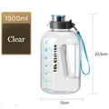 1500ml Large Capacity Water Bottle, with Widemouth, Tritan Material & BPA Free, for Walking, Driving, Exercising & More
