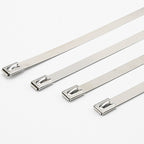 Multi-Purpose Stainless Steel Self-Locking Cable TiesÔºå for Wrapping, Fence, Outdoor, and Canopy (100pcs)