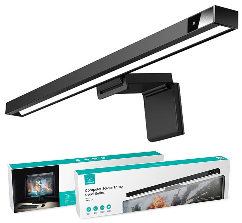 Eye-care Computer Monitor Light, with Stepless Dimming, No Glare & Adjustable Light Temperatures, for Home & Office