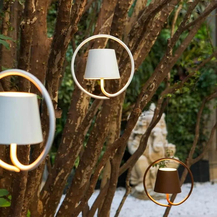 LED Pendant Light | Hanging Light White 20 cm Aluminum