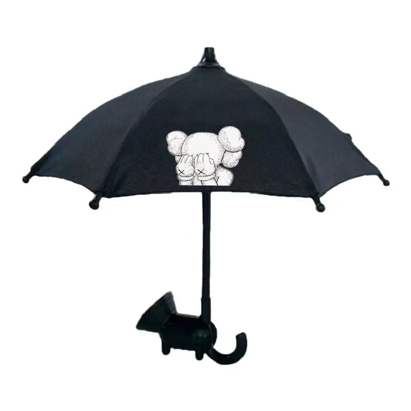 Cute phone holder with sunshade