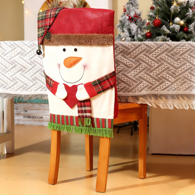 Cute Christmas themed chair covers