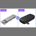 Transparent Portable SSD Enclosure, with Storage Bag, Simple Installation, Fast File Transfer, Auto-Sleep, for Study & Work