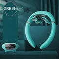 Portable Neck Massager, with 6 Modes, 16 Strengths, Red Light Auxiliary Massage & Ergonomic Design, for Study, Work & Travel
