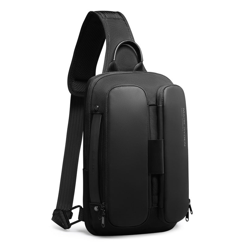 Portable Cool Sling Bag, with Large Capacity, Waterproof Material & Anti-theft Pockets, for Travel, Work & More