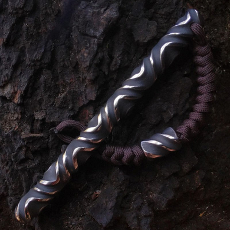 Handmade Fashionable Titanium EDC Tool with 3D texture, for Pendant, Gift & Ornament