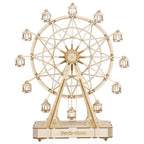 3D DIY Music Wooden Puzzle Sky Wheel, for Adults and Teens