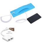 Retro Telephone Handset, with Type-c/Lightning to 3.5mm Adapter, for Office, Home, Teleconference & More