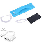 Retro Telephone Handset, with Type-c/Lightning to 3.5mm Adapter, for Office, Home, Teleconference & More