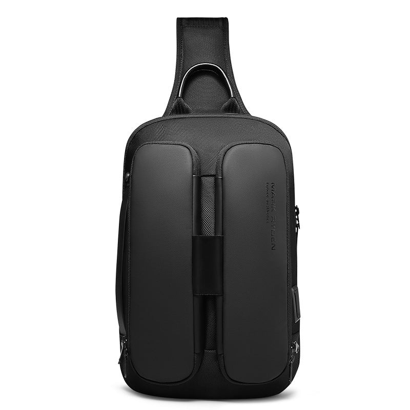 Portable Cool Sling Bag, with Large Capacity, Waterproof Material & Anti-theft Pockets, for Travel, Work & More