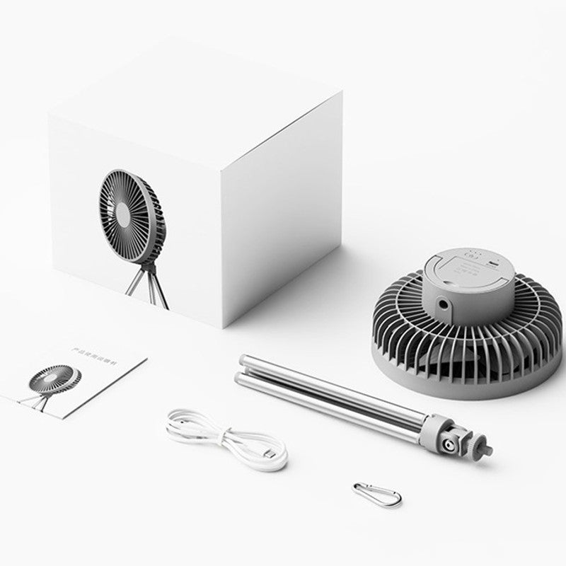 Portable Rechargeable Fan with Flexible Tripod & 3 Speed Settings, for Travel, Office, Room, Outdoor