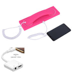 Retro Telephone Handset, with Type-c/Lightning to 3.5mm Adapter, for Office, Home, Teleconference & More