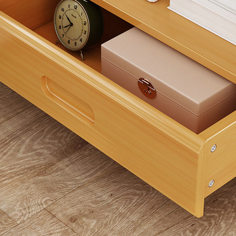 HanaCrate Japanese Nightstand | Solid Wood | 1 or 3 Drawers | Minimalist Design for Bedroom