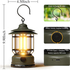 Rechargeable Retro LED Camping Lantern