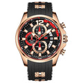 Waterproof motorsport watch for men with luminous