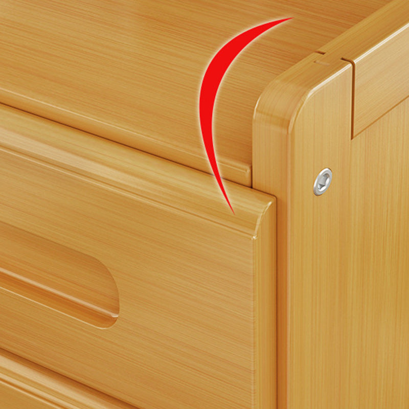 HanaCrate Japanese Nightstand | Solid Wood | 1 or 3 Drawers | Minimalist Design for Bedroom